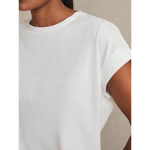 REISS Tommie Brushed-Cotton Crew-Neck T-Shirt